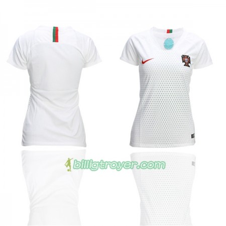 Billige Fotballdrakter Portugal Dame VM 2018 Bortedraktsett